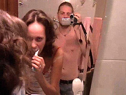 Bathroom Fun and Nipple Play