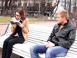 Eager Nerdy Chick Gets Nailed